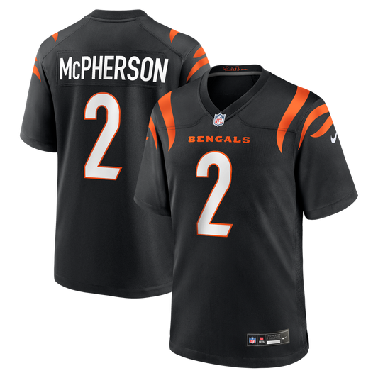 Cincinnati Bengals Evan McPherson Nike Black Game Jersey