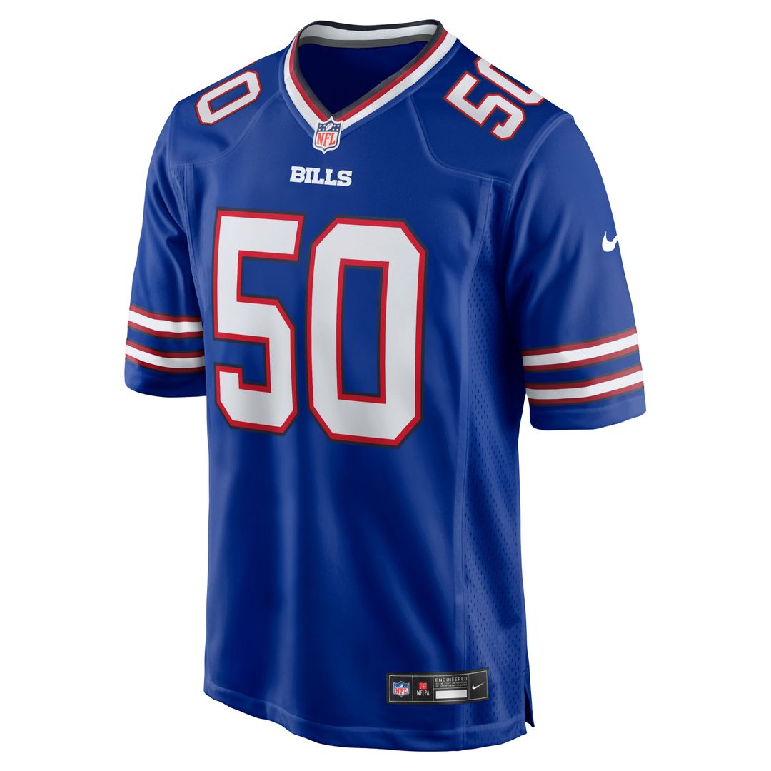 Buffalo Bills Otis Reese Nike Royal Team Game Jersey