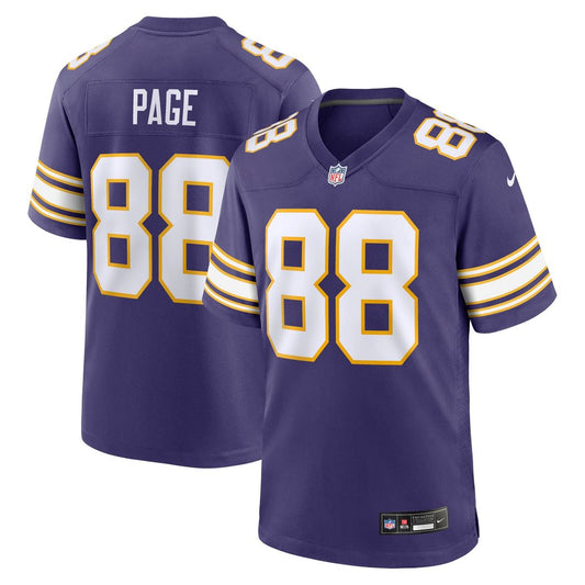 Minnesota Vikings Alan Page Nike Purple Retired Player Alternate Game Jersey