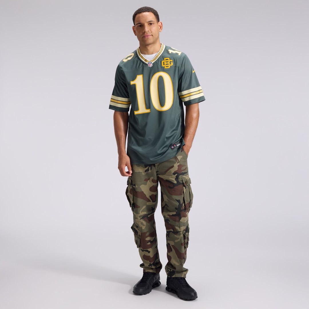 Green Bay Packers Jordan Love Nike Green 2026 Rivalries Collection Game Jersey