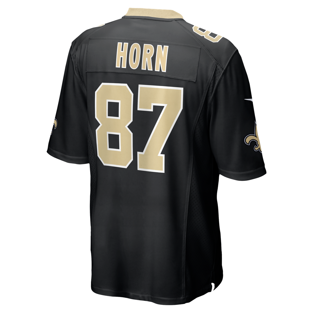 New Orleans Saints Joe Horn Nike Black Game Retired Player Jersey