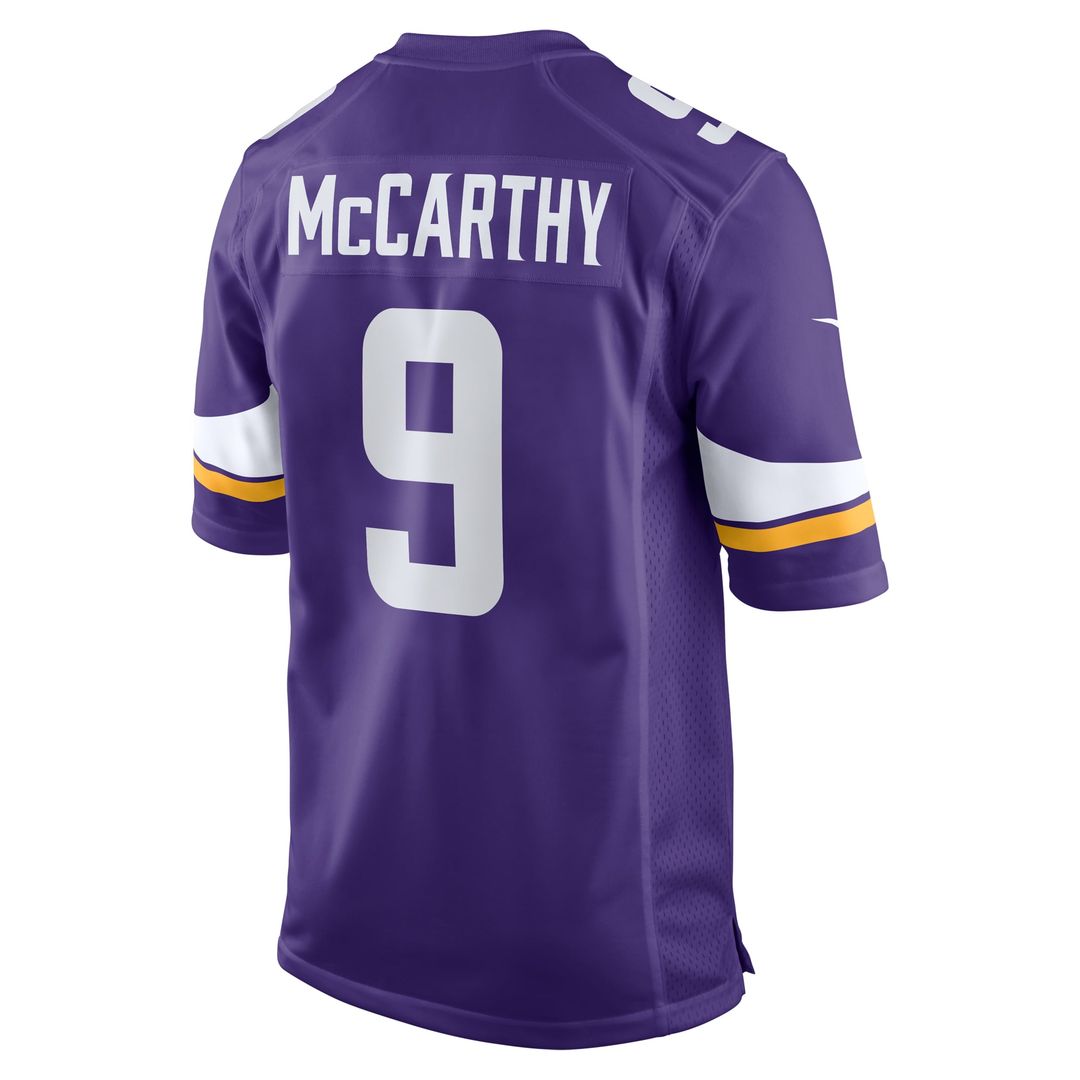Minnesota Vikings J.J. McCarthy Nike White Alternate Game Player Jersey