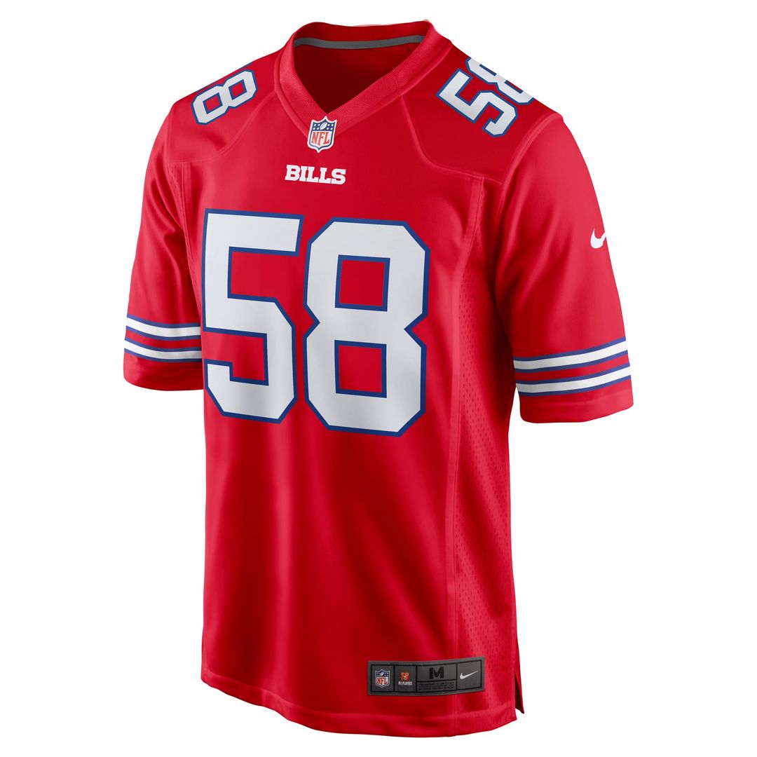 Buffalo Bills Matt Milano Nike Royal Game Player Jersey