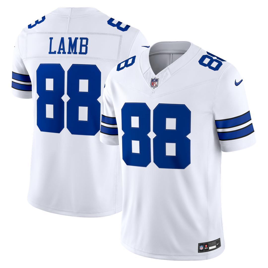 Dallas Cowboys CeeDee Lamb Nike White Vapor F.U.S.E. Stitched Limited Jersey