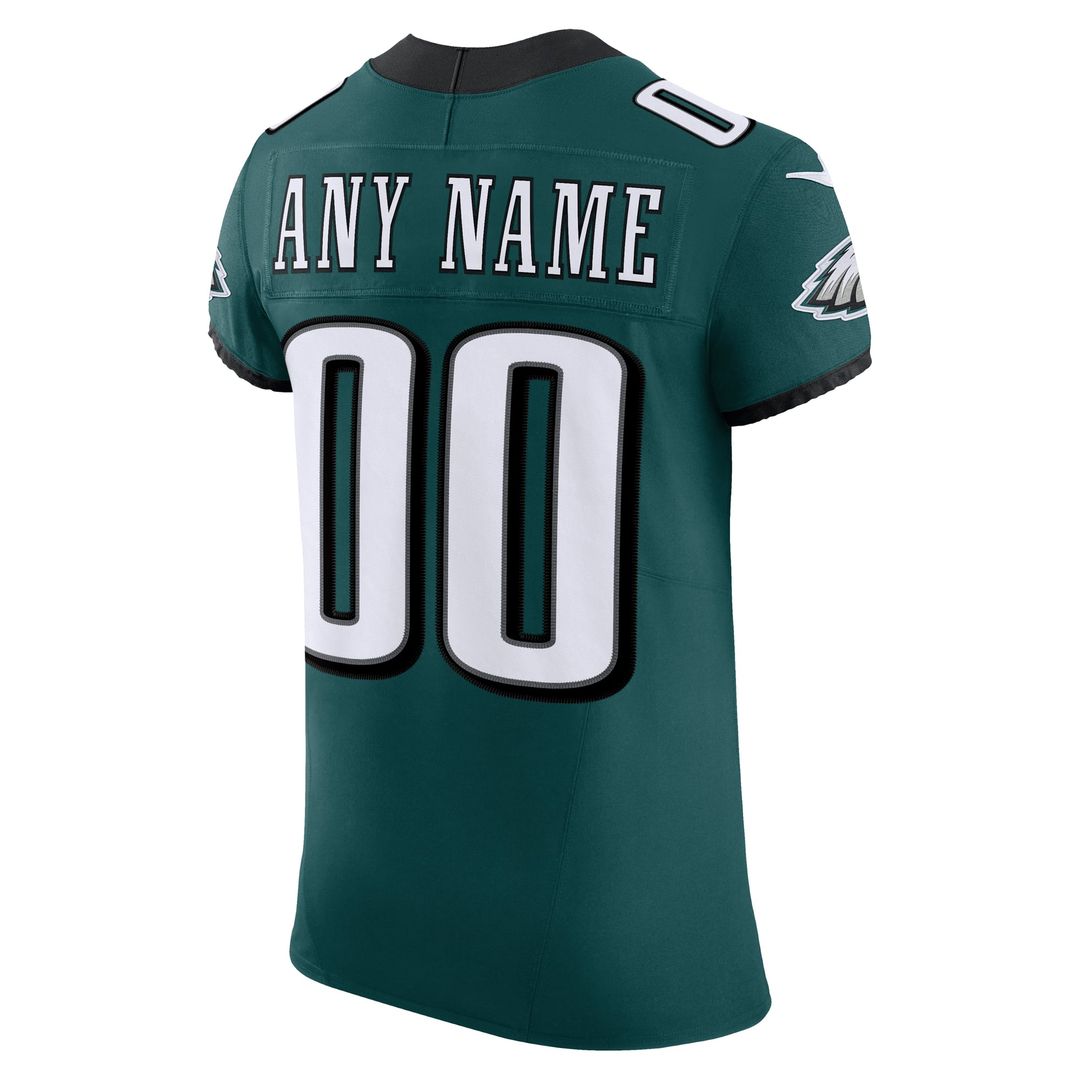 Philadelphia Eagles Nike Midnight Green Team Vapor F.U.S.E. Elite Custom Jersey