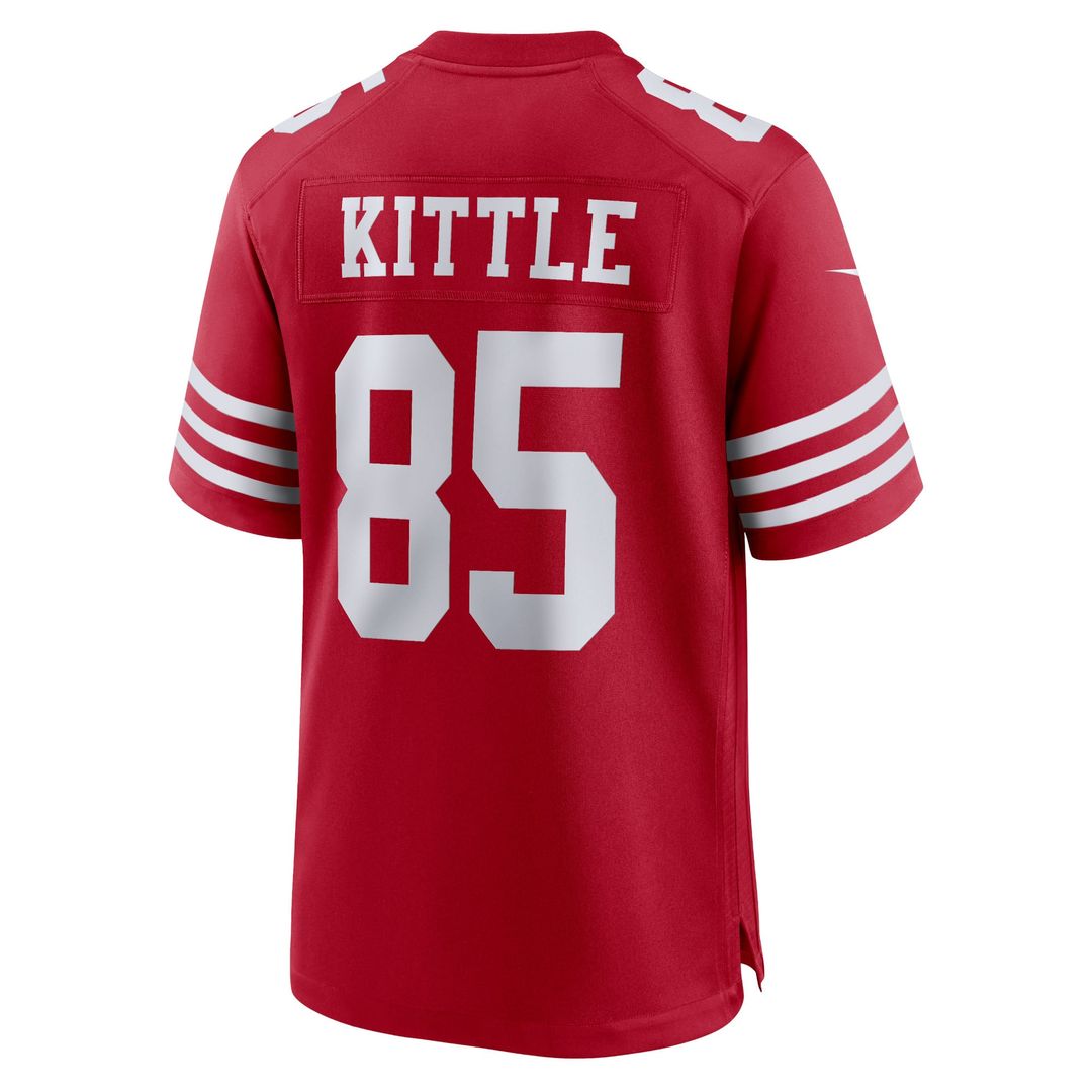 San Francisco 49ers George Kittle Nike White Player Game Jersey