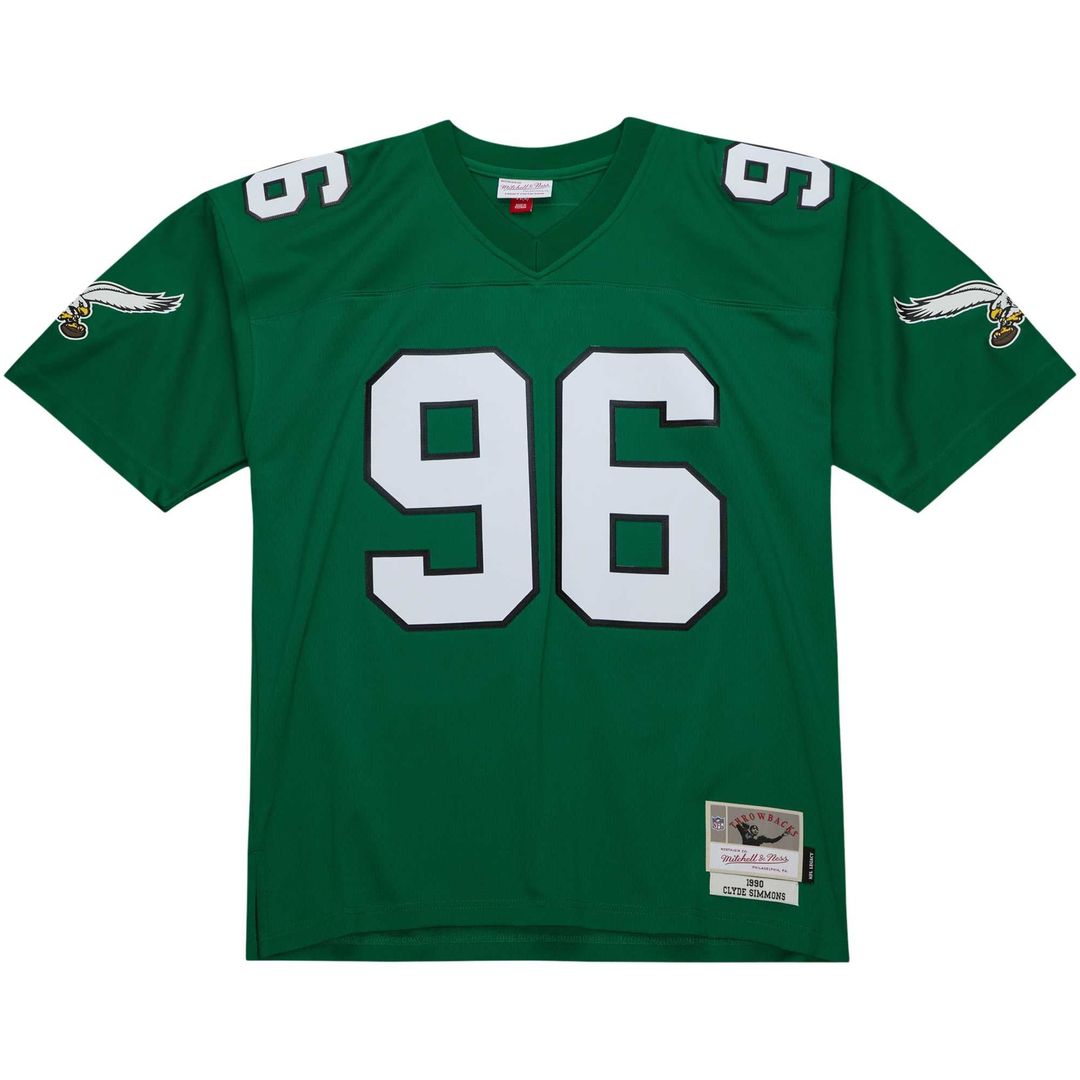 Philadelphia Eagles Clyde Simmons Mitchell & Ness Kelly Green Legacy Replica Jersey
