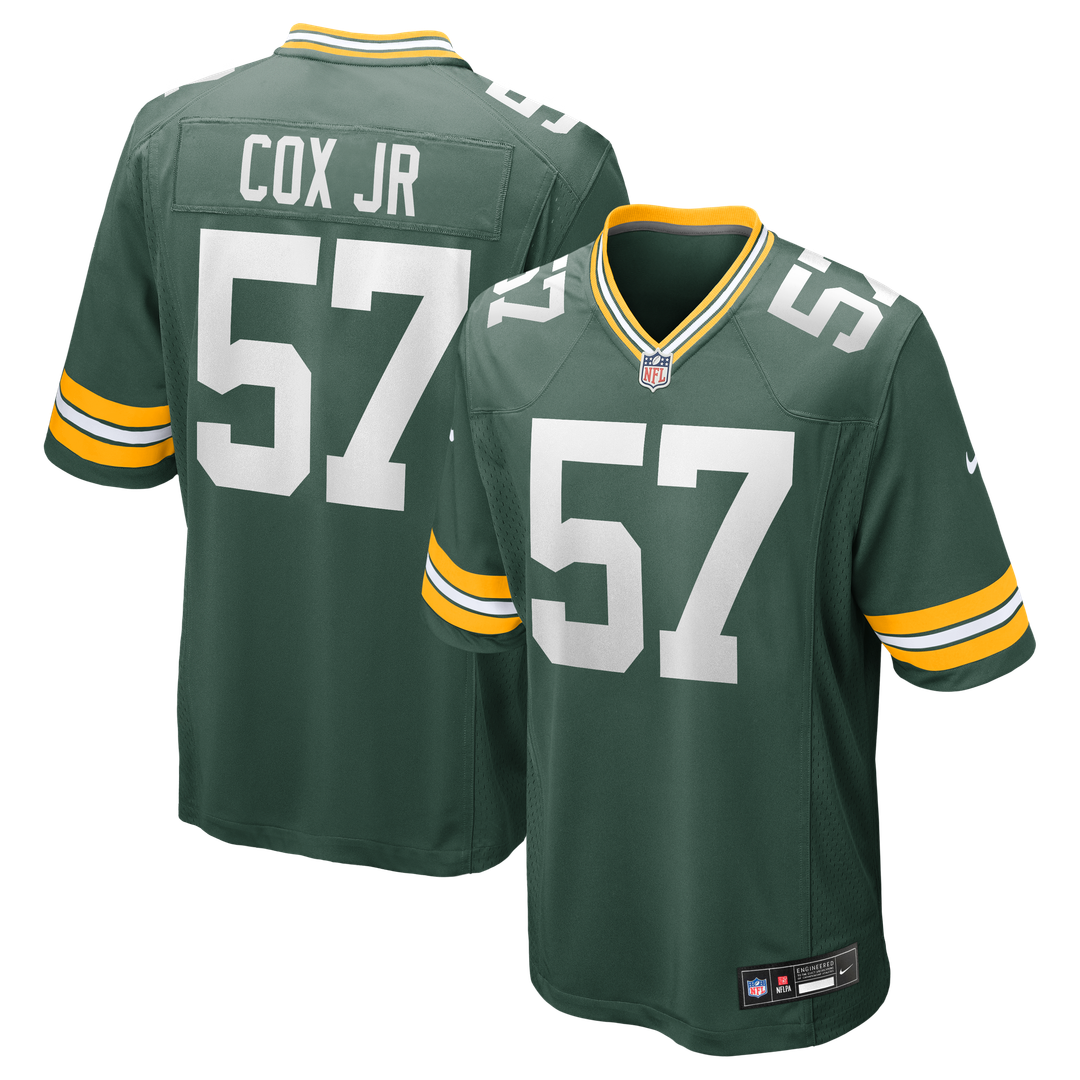 Green Bay Packers Brenton Cox Jr. Nike Green Game Jersey
