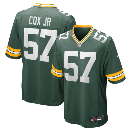 Green Bay Packers Brenton Cox Jr. Nike Green Game Jersey