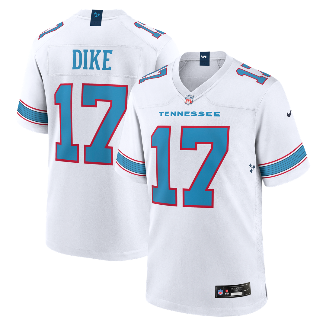 Tennessee Titans Chimere Dike Nike Light Blue Team Game Jersey