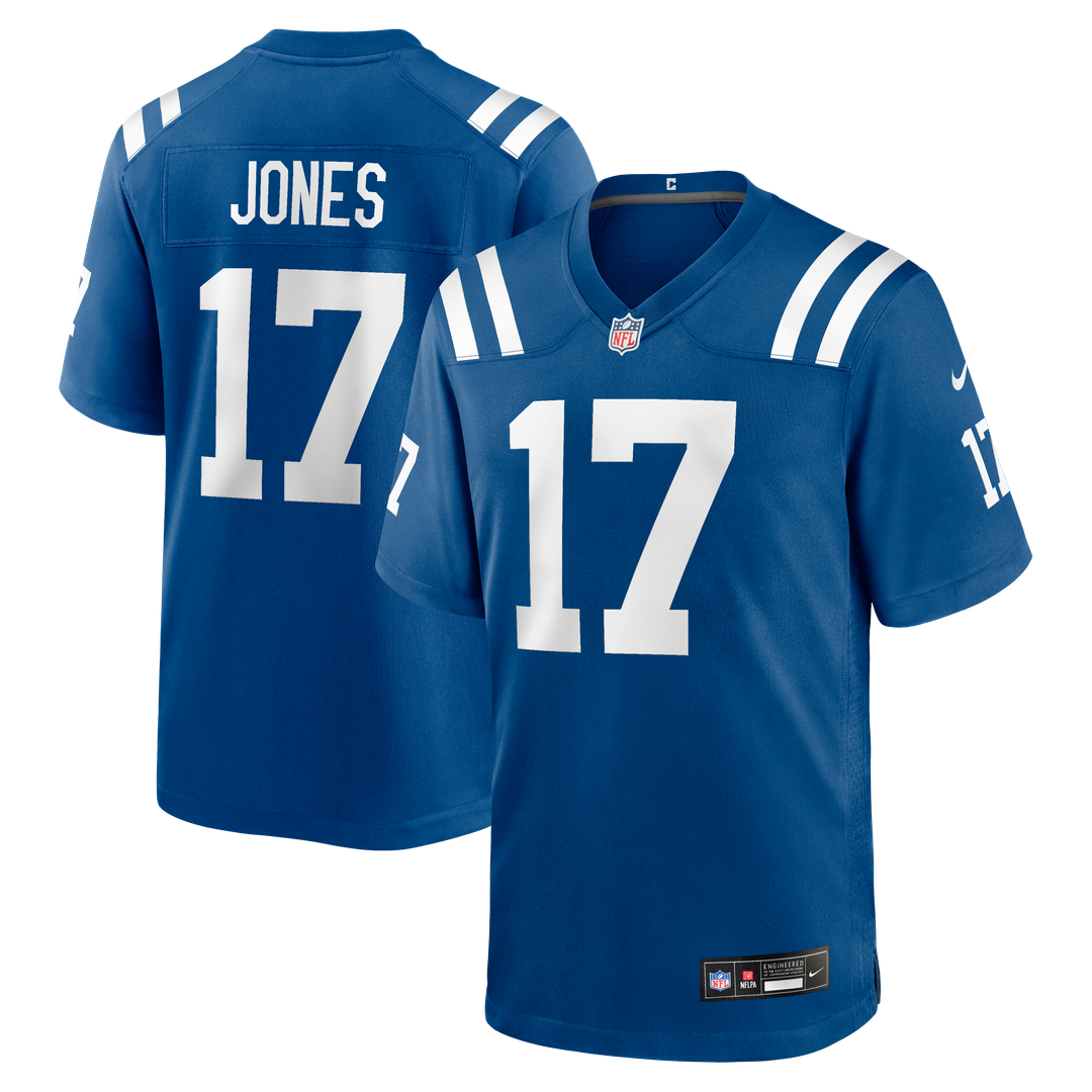 Indianapolis Colts Daniel Jones Nike White Game Jersey