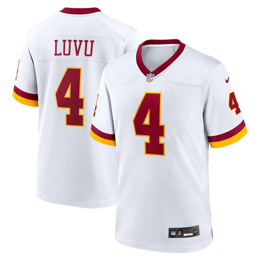 Washington Commanders Frankie Luvu Nike White Game Super Bowl Era Jersey
