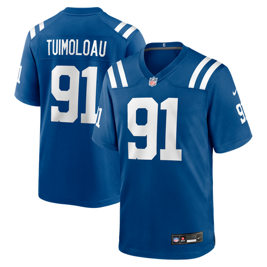 Indianapolis Colts JT Tuimoloau Nike Royal Team Game Jersey