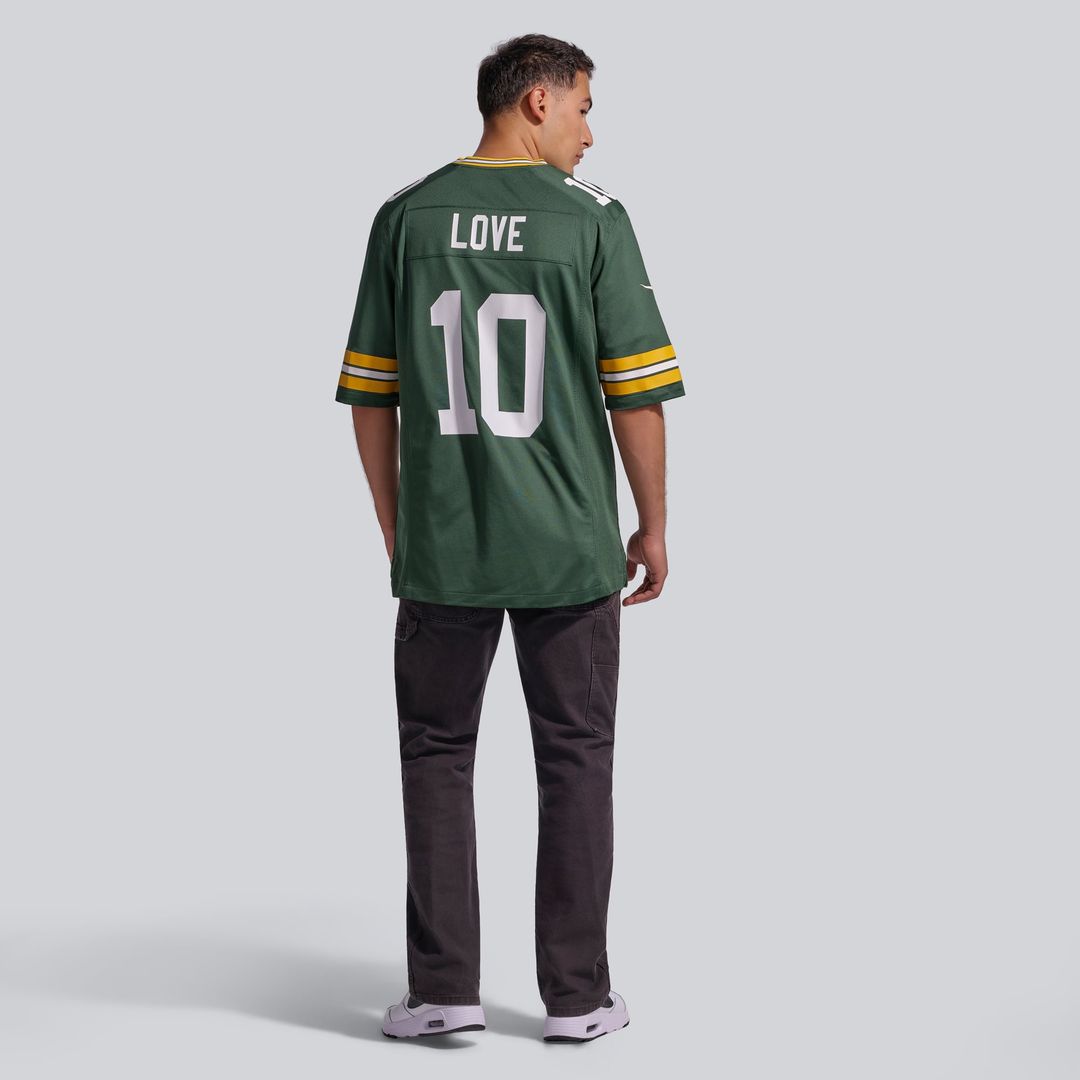 Green Bay Packers Jordan Love Nike White Game Jersey