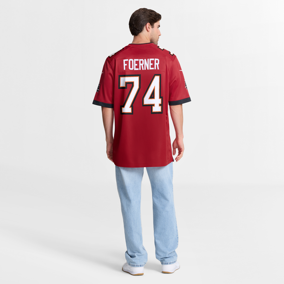 Tampa Bay Buccaneers Marshall Foerner Nike Red Team Game Jersey