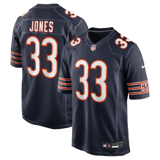 Chicago Bears Jaylon Jones Nike Navy Team Game Jersey