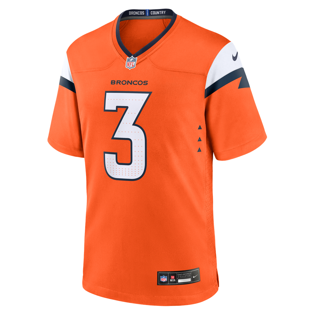 Denver Broncos Wil Lutz Nike Orange Team Game Jersey