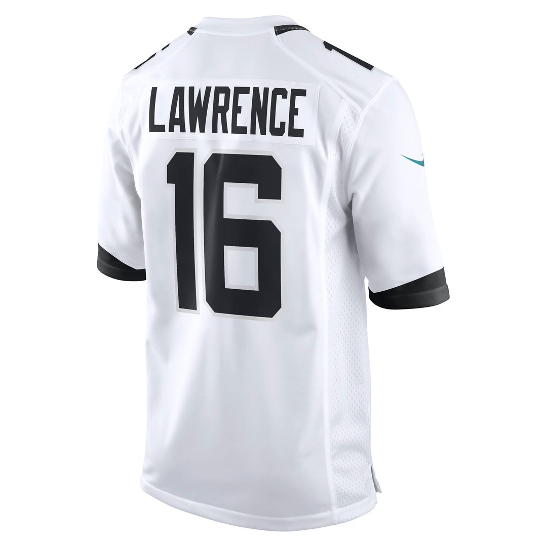 Jacksonville Jaguars Trevor Lawrence Nike White Game Jersey