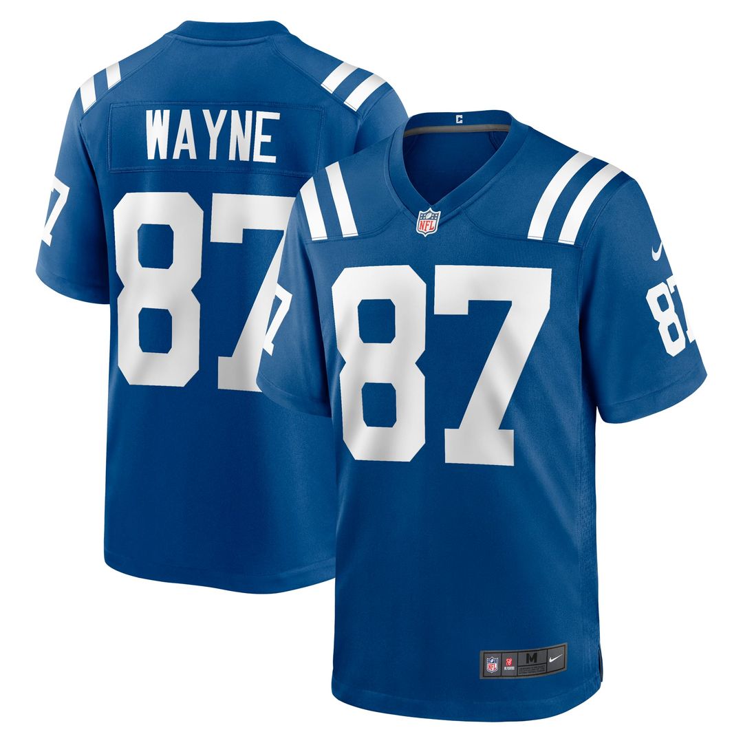 Indianapolis Colts Reggie Wayne Nike Blue Retired Player Alternate Game Jersey