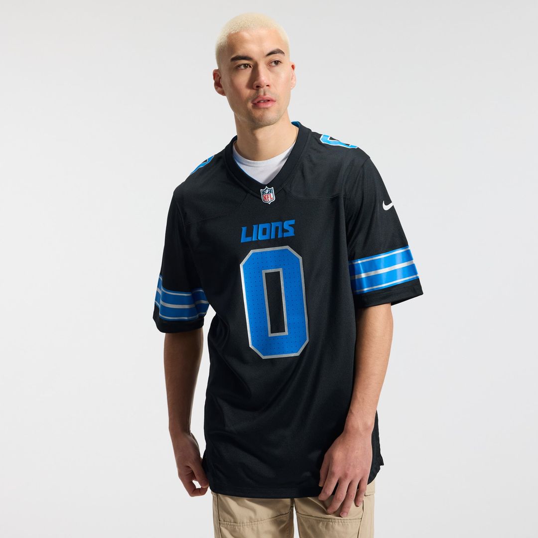 Detroit Lions Jahmyr Gibbs Nike Blue Game Player Jersey