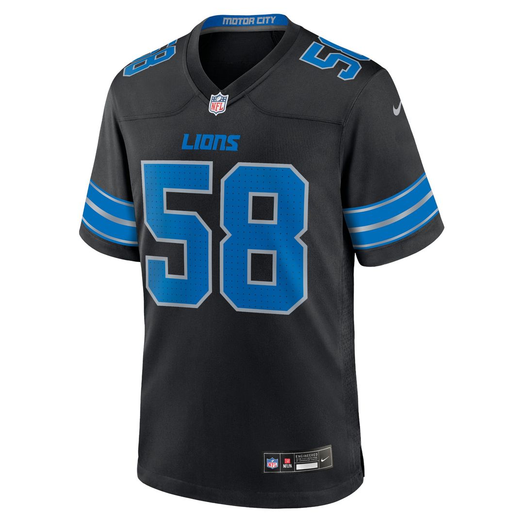 Detroit Lions Penei Sewell Nike White Game Jersey