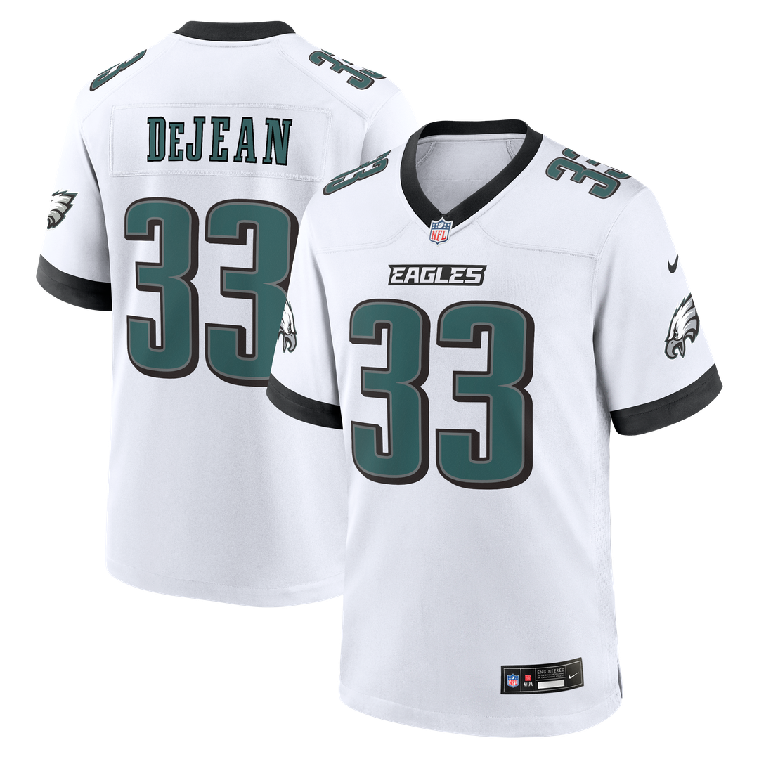 Philadelphia Eagles Cooper DeJean Nike Midnight Green Team Game Jersey