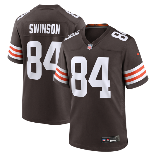 Cleveland Browns Messiah Swinson Nike Brown Team Game Jersey