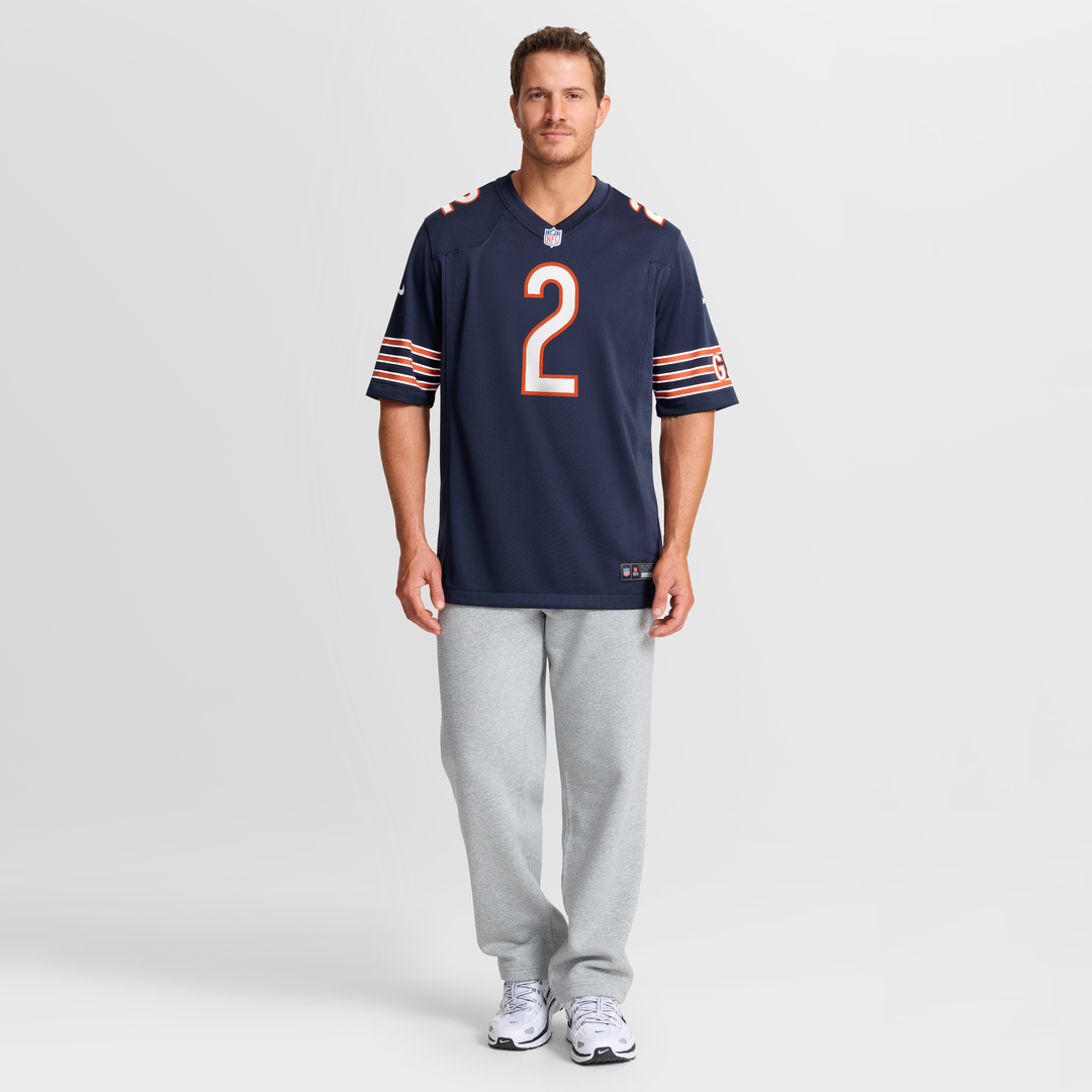 Chicago Bears Coby Bryant Nike Navy Team Game Jersey