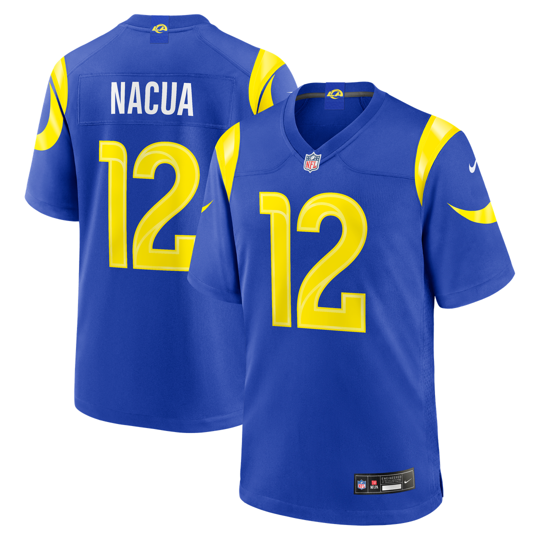 Los Angeles Rams Puka Nacua Nike White White Game Player Jersey
