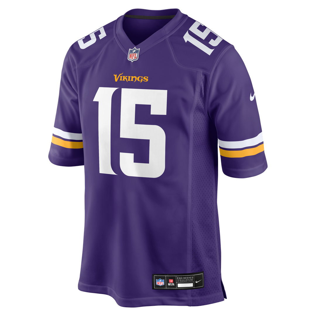 Minnesota Vikings Dallas Turner Nike Purple Game Jersey