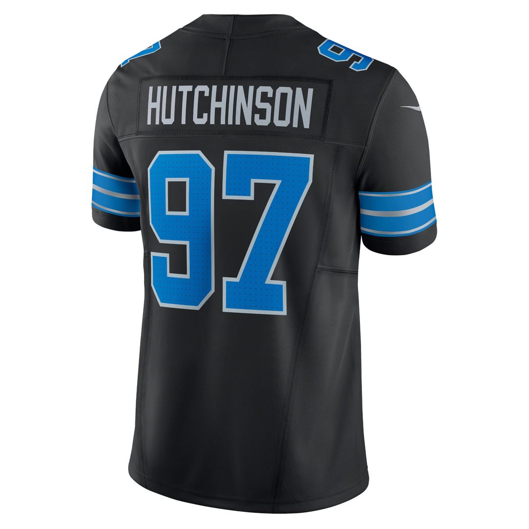 Detroit Lions Aidan Hutchinson Nike Blue Vapor F.U.S.E. Alternate Limited Jersey