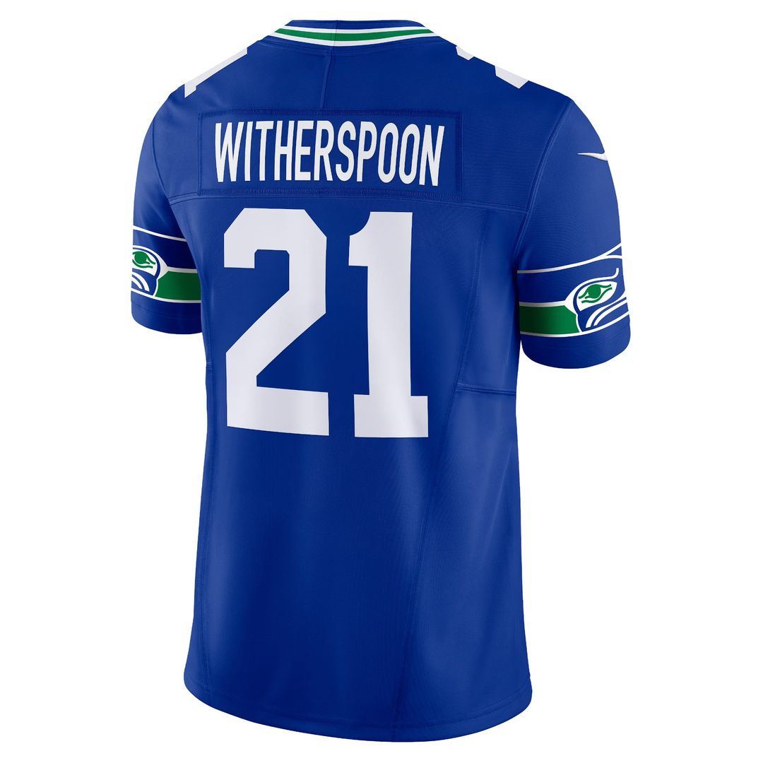 Seattle Seahawks Devon Witherspoon Nike Royal Alternate Vapor F.U.S.E. Limited Jersey