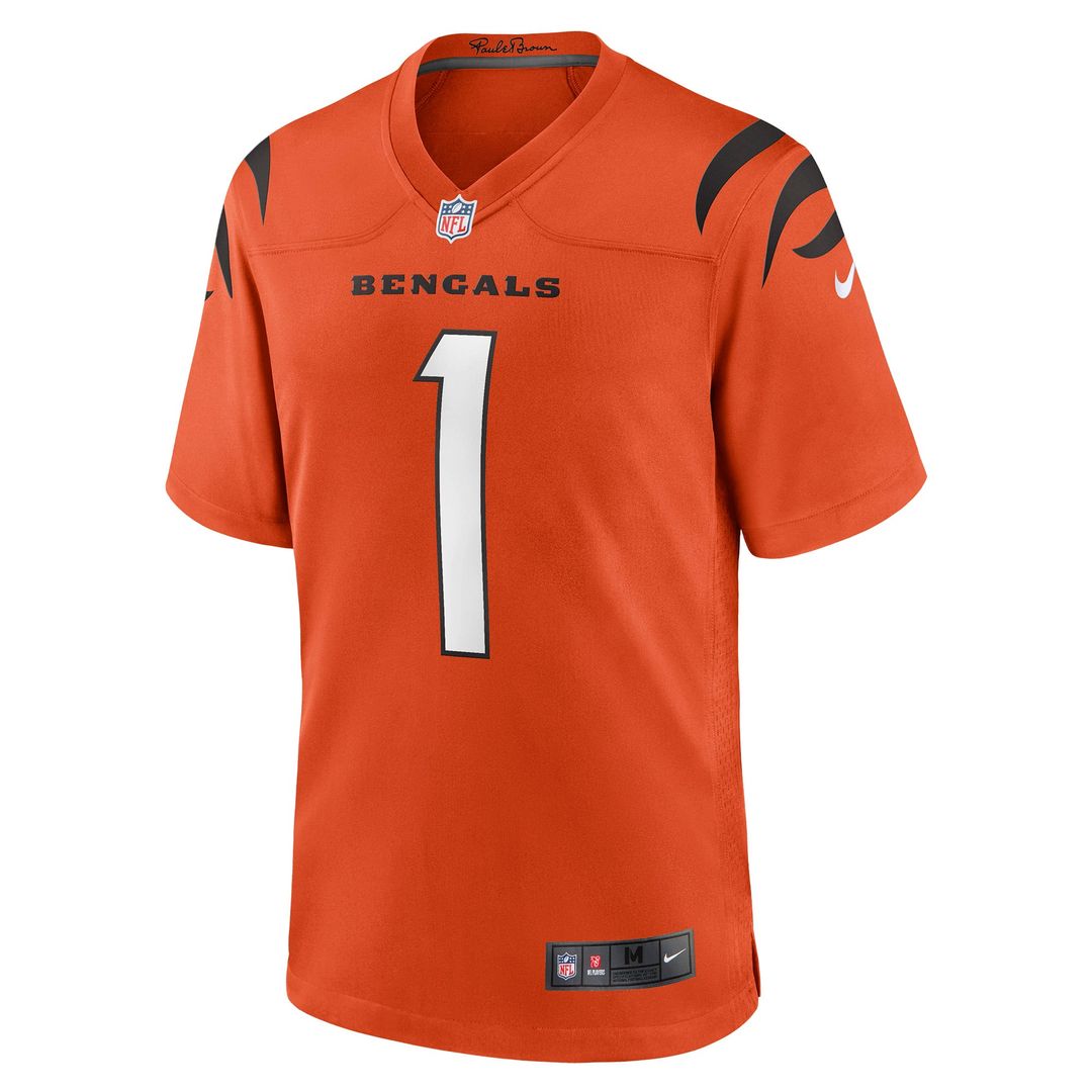 Cincinnati Bengals Ja'Marr Chase Nike Black Game Jersey