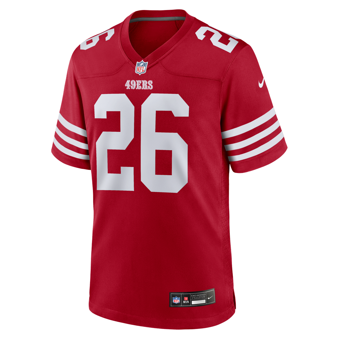 San Francisco 49ers Chase Lucas Nike Scarlet Team Game Jersey