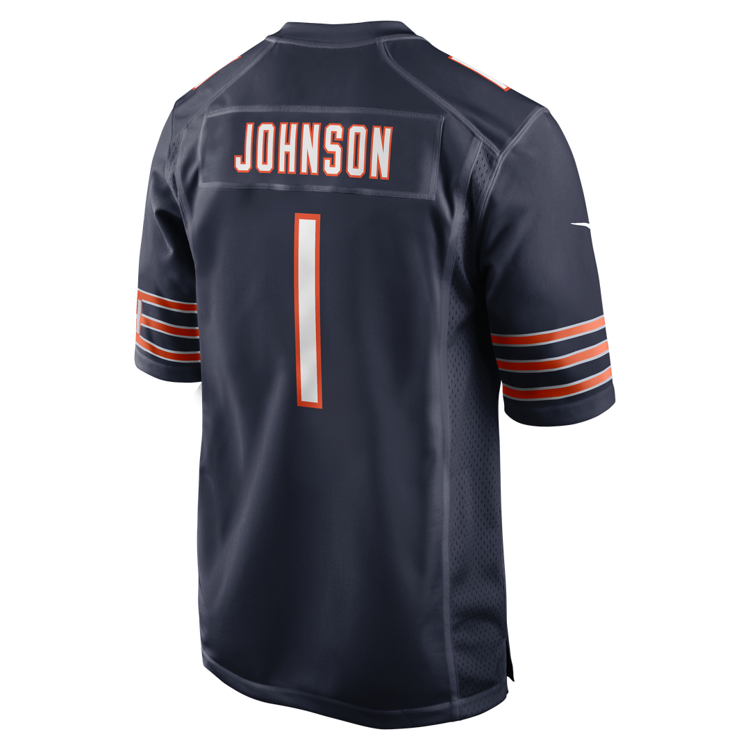 Chicago Bears Jaylon Johnson Nike Navy Game Jersey