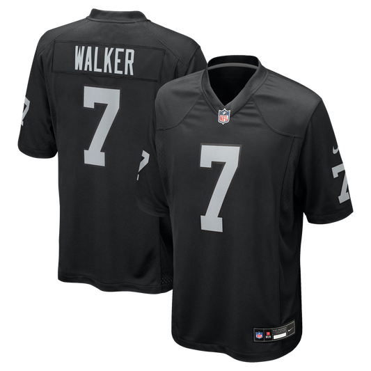 Las Vegas Raiders Quay Walker Nike Black Team Game Jersey