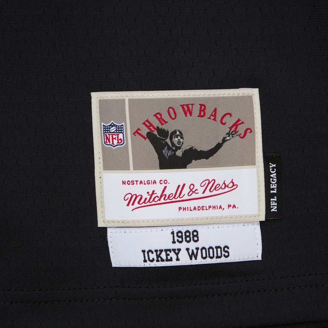 Cincinnati Bengals Ickey Woods Mitchell & Ness Black 1988 Legacy Replica Jersey