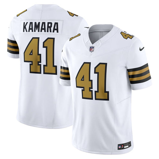 New Orleans Saints Alvin Kamara Nike White Alternate Vapor F.U.S.E. Limited Jersey