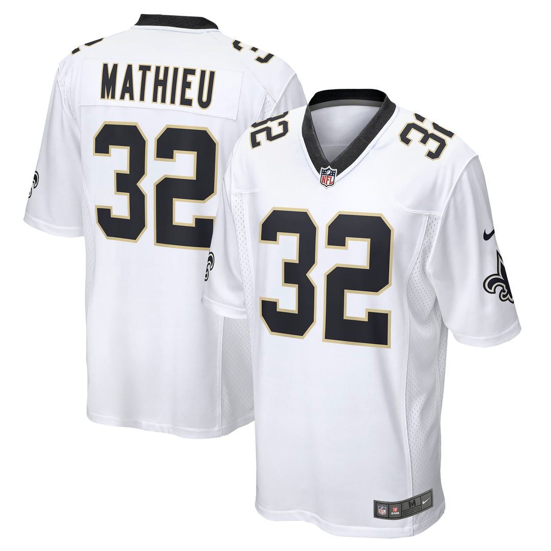 New Orleans Saints Tyrann Mathieu Nike Black Game Jersey