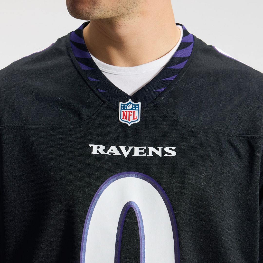Baltimore Ravens Roquan Smith Nike Purple Alternate Game Jersey