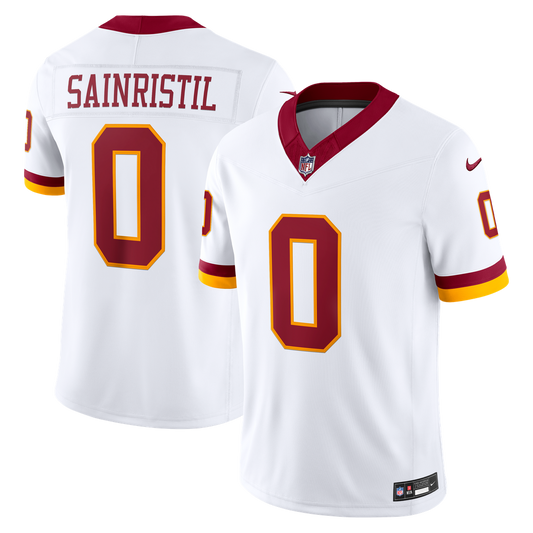 Washington Commanders Mike Sainristil Nike White Vapor F.U.S.E. Stitched Limited Jersey