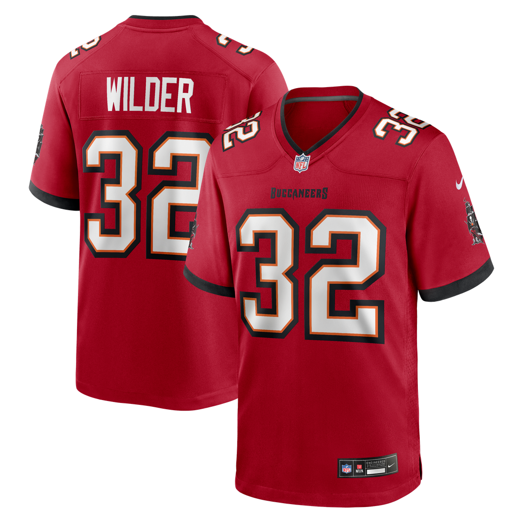 Tampa Bay Buccaneers James Wilder Nike Red Game Retired Player Jersey