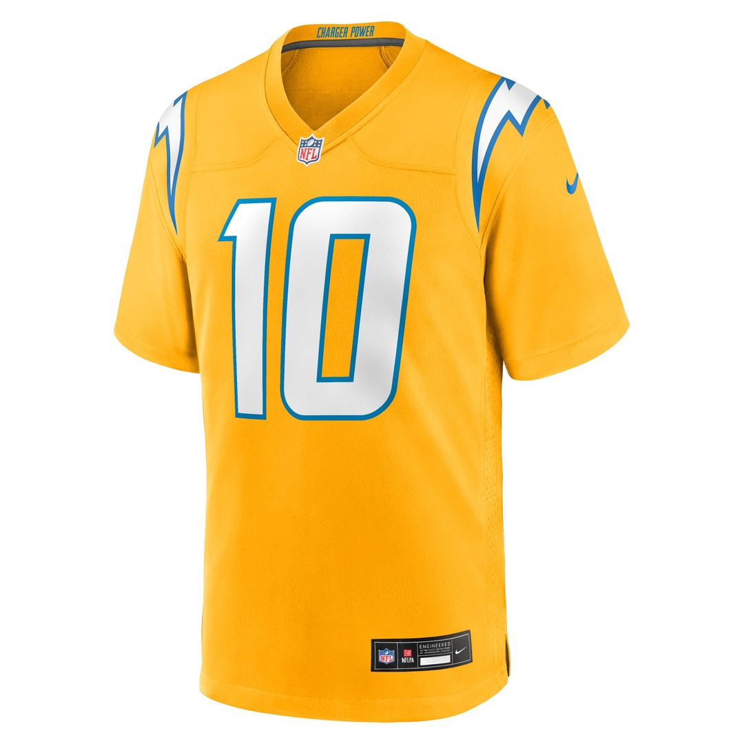 Los Angeles Chargers Justin Herbert Nike Powder Blue Player Game Jersey