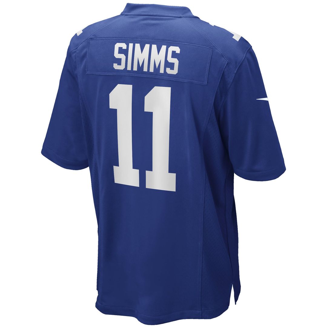 New York Giants Phil Simms Nike Royal Game Retired Player Jersey