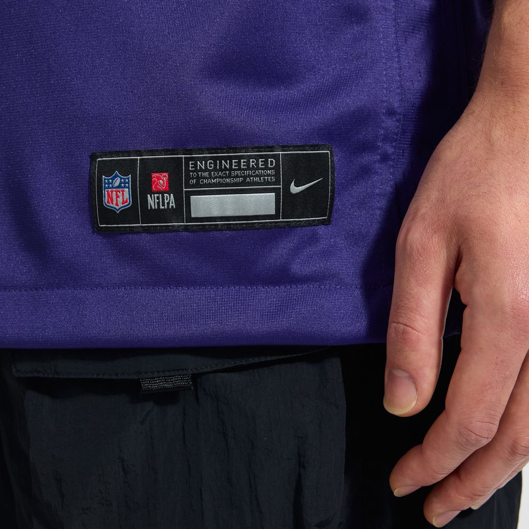 Baltimore Ravens Marlon Humphrey Nike Black Alternate Game Jersey