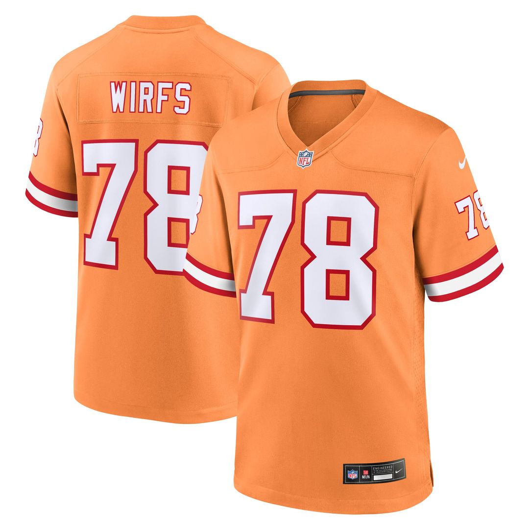 Tampa Bay Buccaneers Tristan Wirfs Nike Red Player Game Jersey
