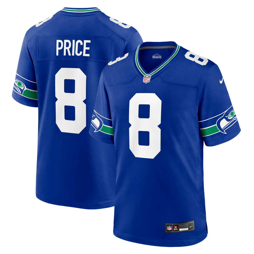 Seattle Seahawks Jadarian Price Nike Royal Alternate Game Jersey