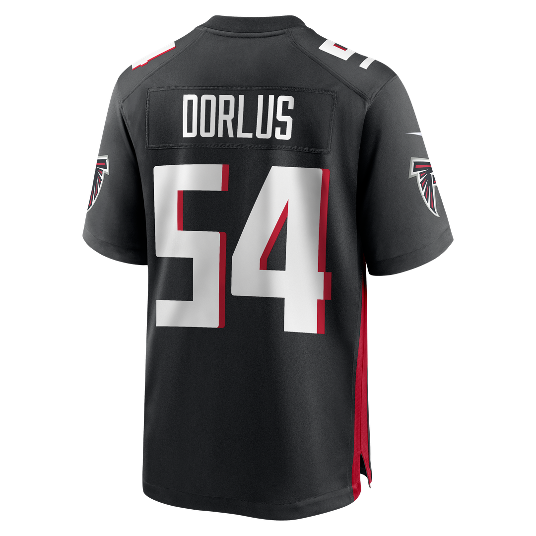 Atlanta Falcons Brandon Dorlus Nike Black Team Game Jersey