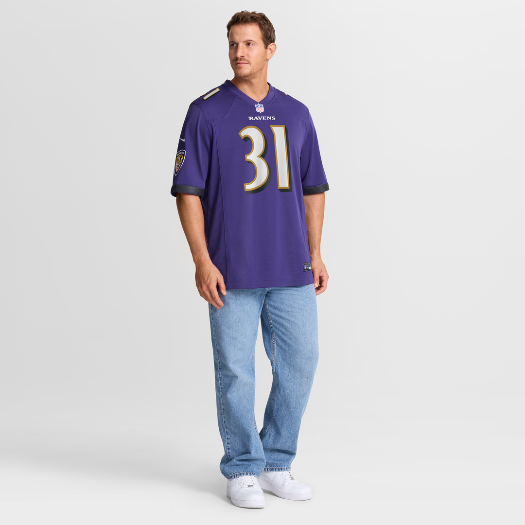 Baltimore Ravens Jamal Lewis Nike Purple Game Retired Player Jersey