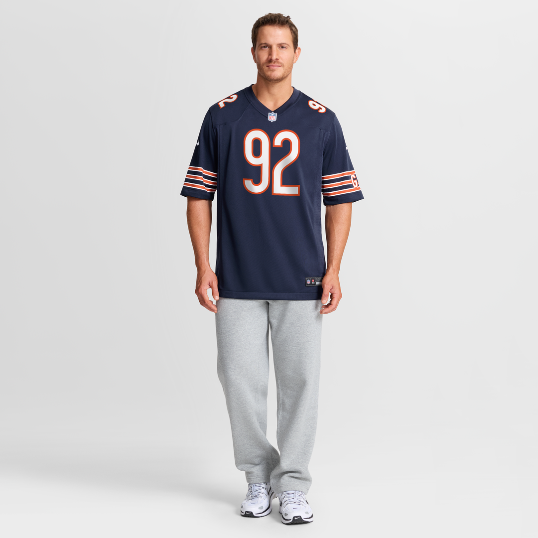 Chicago Bears Daniel Hardy Nike Navy Team Game Jersey